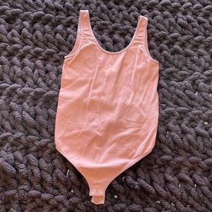 Pink Thick Strap Bodysuit (Cami)